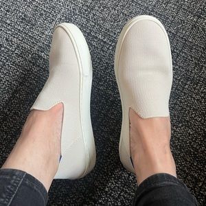 Rothy’s Original Slip On Sneaker Size 8.5 Light Sand